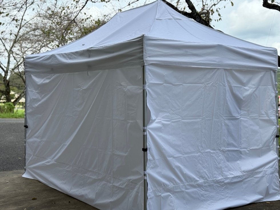 キャラバンワンタッチテントの側面幕