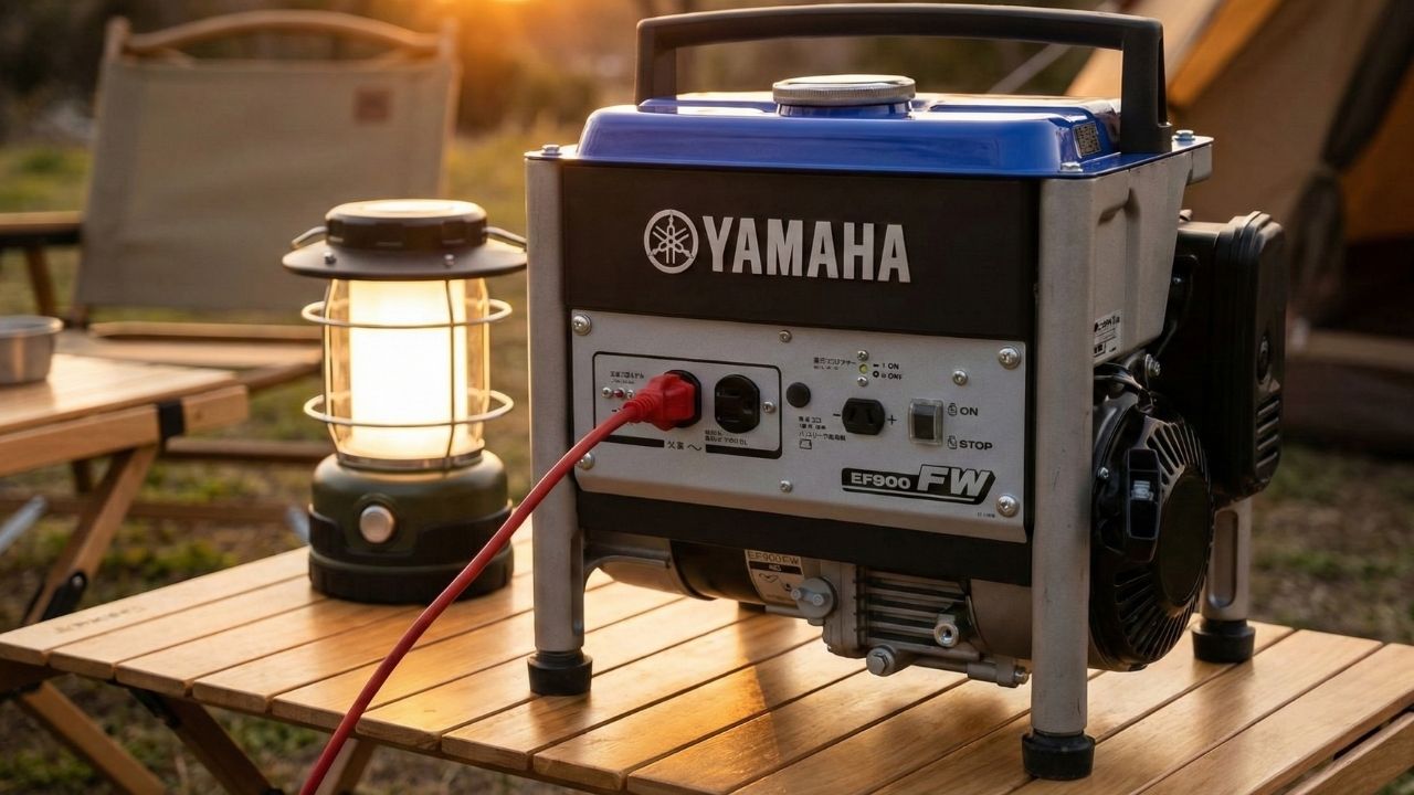 即納】YAMAHA EF900FW（0.7kVA）レンタル｜片手で運べる静音・軽量