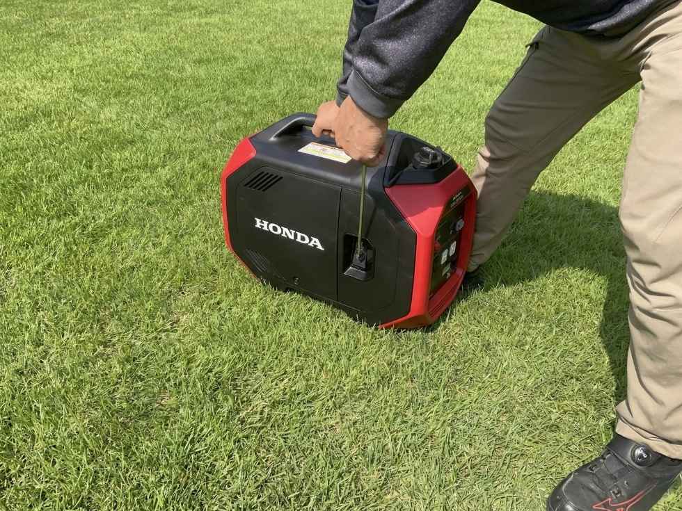 ホンダeu26ij エンジン始動　リコイルスターター