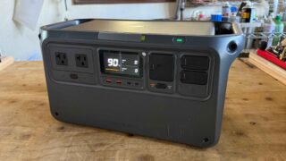 DJIレンタル用ポータブル電源パワー1000を撮影