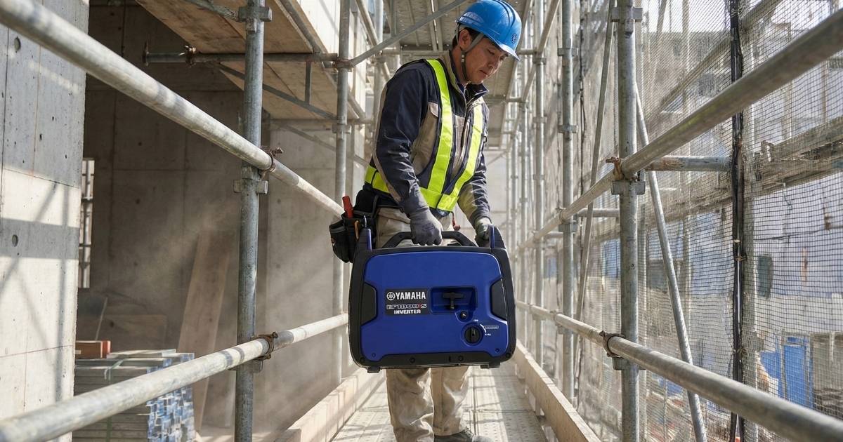 ヤマハ発電機並列 EF1800isのレンタル