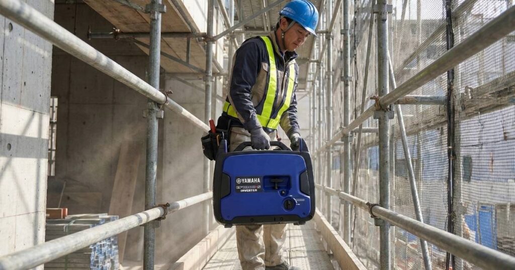 ヤマハ発電機並列 EF1800isのレンタル