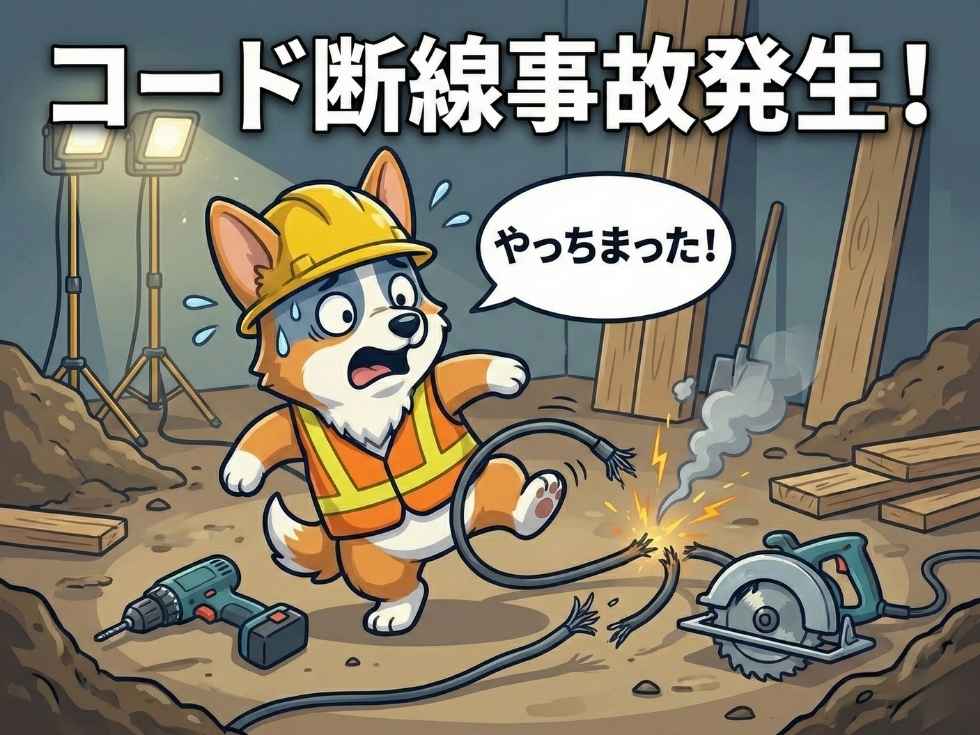 断線した時の補償内容についてわかりやすく解説してるイラスト