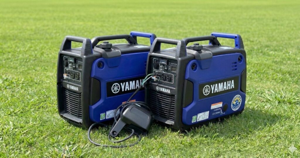 ヤマハ発電機EF18isの並列接続セット