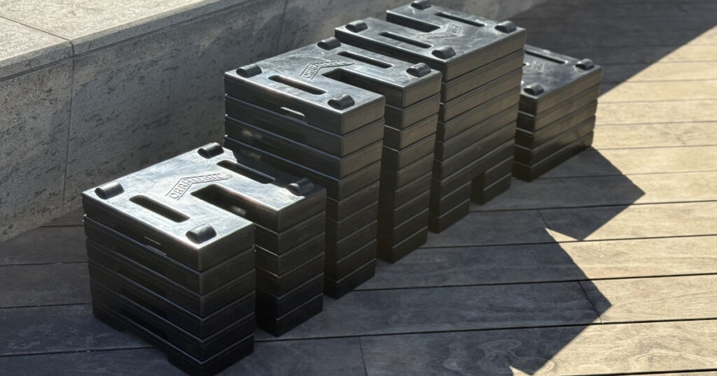 キャラバン・ワンタッチテント専用の10kg錘