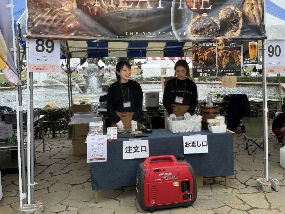 東京のマルシャに発電機をレンタルした時の事例