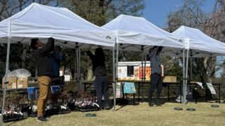 東松山牡丹園ワンタッチテントの導入事例