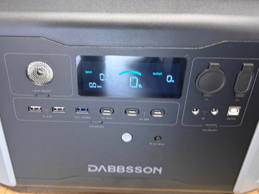 DABBSSON DBS2300Pulsの表示画面
